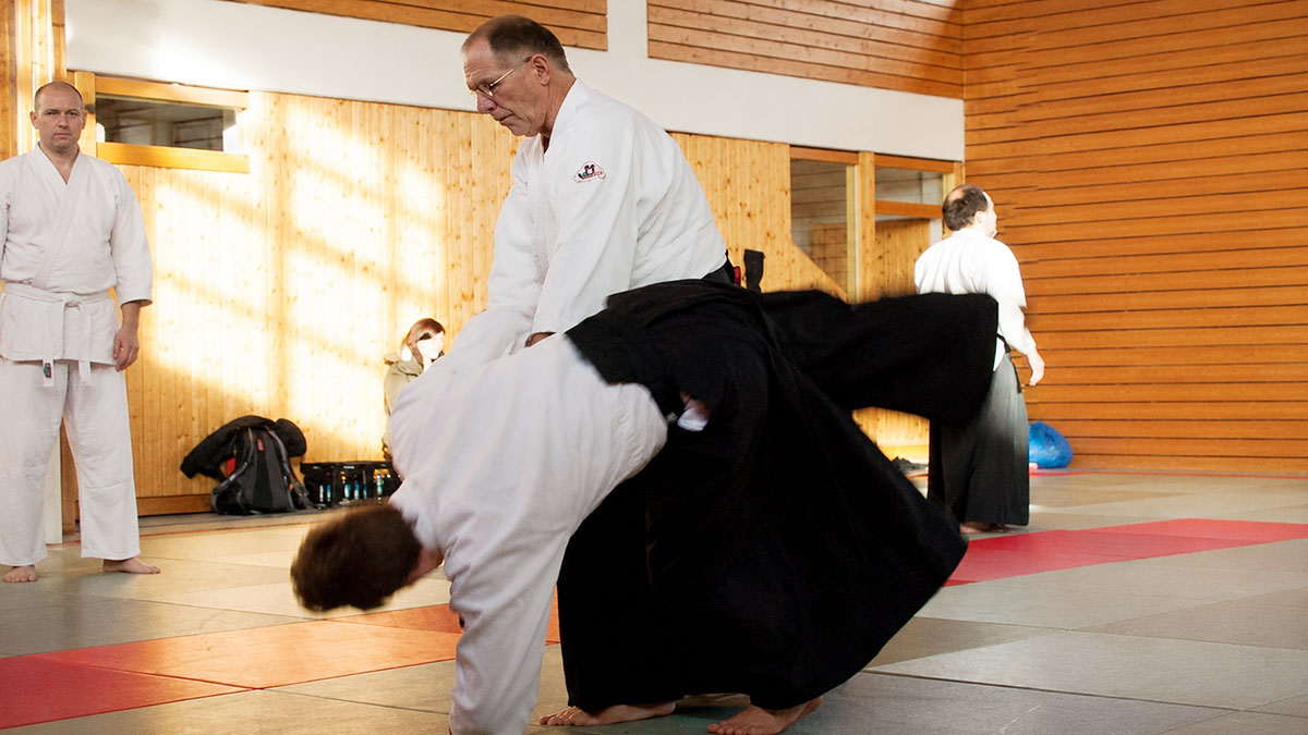 Eindruck aus dem Aikido-Lehrgangsleben, Motiv 3