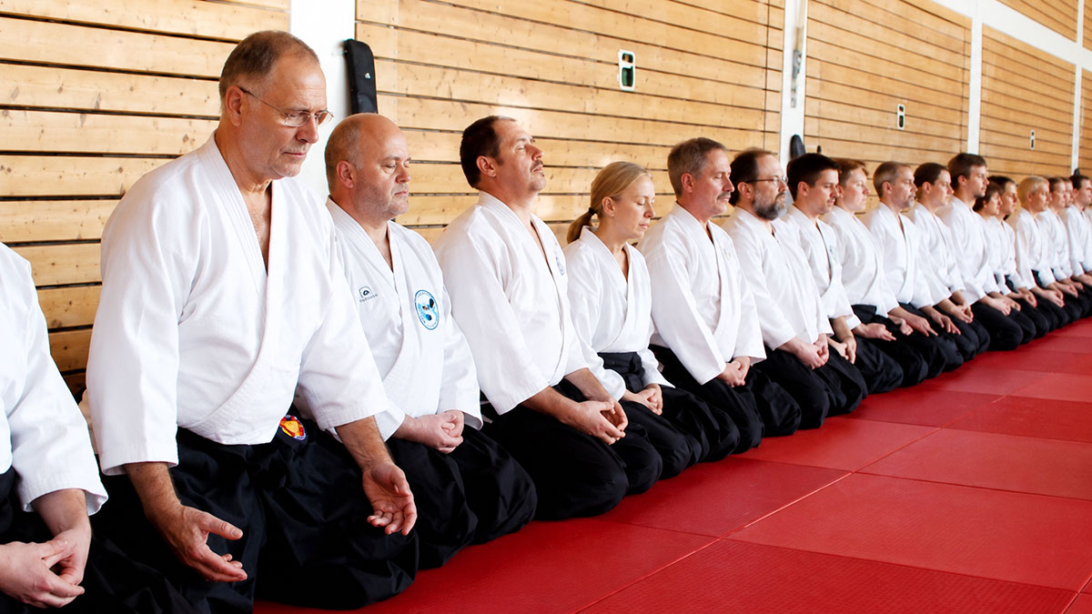 Eindruck aus dem Aikido-Lehrgangsleben, Motiv 5