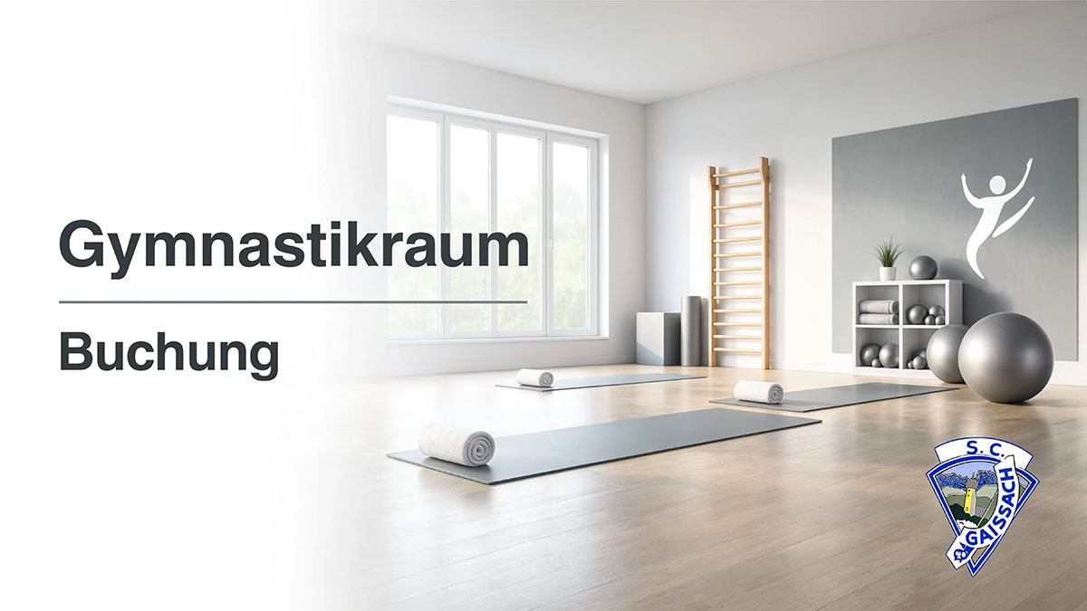 Gymnastikraum des SC Gai&szlig;ach
