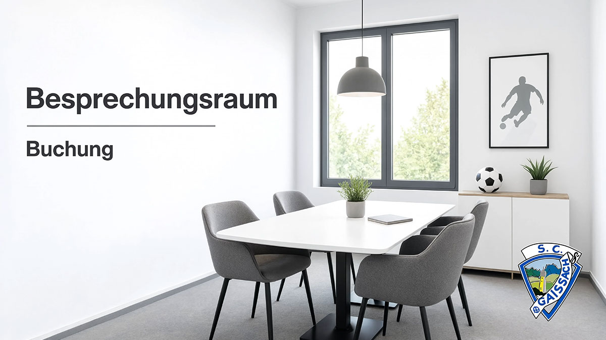 Besprechungsraum des SC Gai&szlig;ach